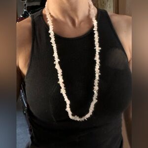 Rose Quartz Gemstone Chip Necklace💓